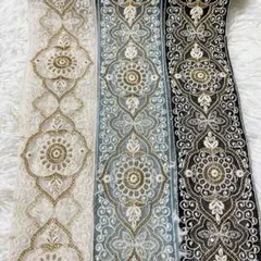 ち*ず様 インド刺繍リボン　50cm×3色