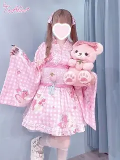 To Alice 浴衣ドレス ピンク - メルカリ