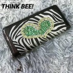 Think Bee! ゼブラ 長財布 ウォレット archive y2kのサムネイル
