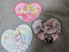 キミとアイドルプリキュア ビアードパパ コースター3枚セット