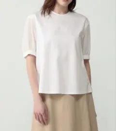 セオリーリュクス Basalt 2 Josia Top ホワイト　40のサムネイル