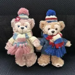 ダッフィー　シェリーメイ　ぬいぐるみバッチ