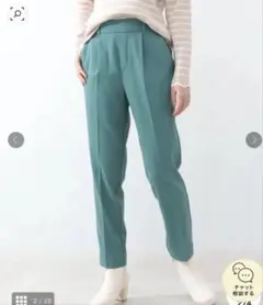 ★新品DRESKIP ドレスキップウォッシャブル テーパードパンツ★のサムネイル