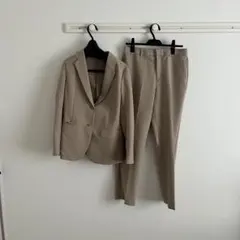 セオリー 現行 セットアップ リネン ノーカラージャケット ワイド
