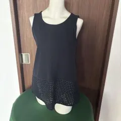 C’ESTMOIJEUノースリーブチュニック 黒 レースデザインお値下げしました