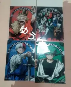 爆豪勝己　緑谷出久　轟焦凍　新十傑　ヒロアカ　最強ジャンプ クリアファイル　a3