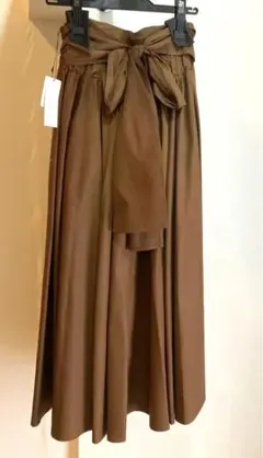 【新品　未使用】 FENNEL ブラウン　ロングスカート