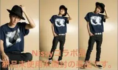 glambとNissy 西島隆弘 コラボ ネイビー Tシャツ Sサイズのサムネイル