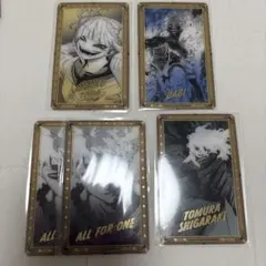 ヒロアカ 原画展 箔押しクリアカード