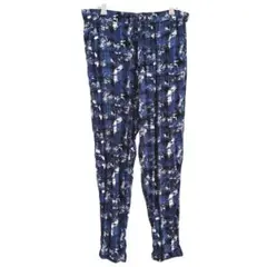 Up2Fashion 総柄イージーパンツ XL レーヨン ゆったり