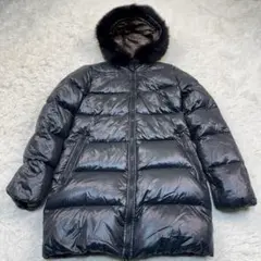 極美品✨デュベティカ kappa ダウンコート フォックスファー 黒 40 L