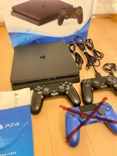 PlayStation 4 (PS4) 本体 コントローラー2個付き