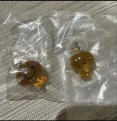 サンエックスユニバース　めじるしアクセサリー　みかんぼうや、こげぱん