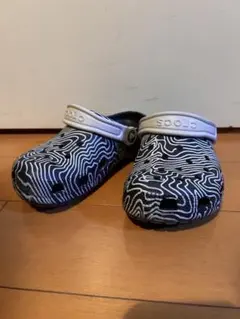 crocs J 2サンダル 波模様 クロックス キッズ