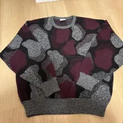 総柄 ニット セーター