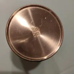 お値下げしました 京都開花堂　茶筒　銅製 　円筒形棗 お値下げしました 京都開花堂 茶筒 銅製 円筒形棗