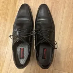 s*i様 ブラックレザー レースアップシューズ 26.5cm