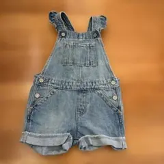 【美品】GAP ベビーサロペット デニム オーバーオール100サイズ