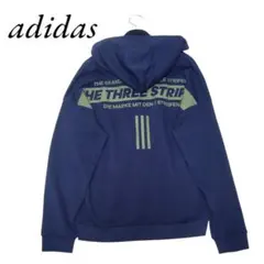 【美品】アディダススウェットパーカーWRD フード付きフルジップ P0427 S