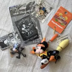 東京ディズニーリゾート【ミニー携帯ストラップ他ハロウィン4点セット】匿名送料込み