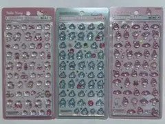 正規品　ボンボンドロップシール ミニ ピンクキティ マイメロディ　ハンギョドン