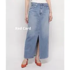 Red Card レッドカード Cameron デニムロングスリットスカート　0