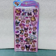 新品未使用　うるちゅるポップシール　日焼けキティ　ボンボンドロップシール