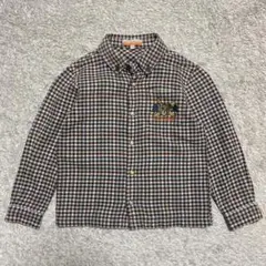 CASTELBAJAC カステルバジャック チェックネルシャツ キッズ110