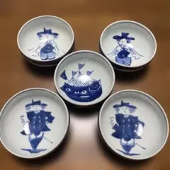 有田焼 しん窯 青花 染付 小鉢 5客セットのサムネイル