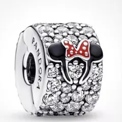 PANDORA ディズニー ミッキー ミニー マウス クリップ チャーム レアのサムネイル