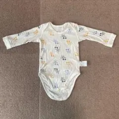 ユニクロ　ボディスーツ　長袖　ロンパース　肌着　80