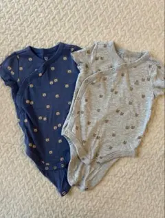 GAP 短袖ボディスーツ2枚セット