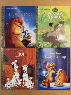 【洋書絵本】美品✨リトルゴールデンブック・ディズニー 4冊「ライオンキング」など