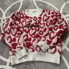 ハート模様セーター「Love」
