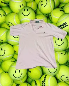 FRED PERRY ピンク ポロシャツ M 古着
