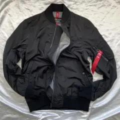 アルファ　ALPHA INDUSTRIES MA-1 ブラック M