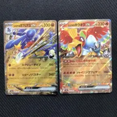 シロナのガブリアスex ヒビキのホウオウex RR 2枚セット 熱風のアリーナ