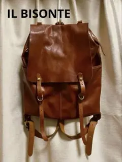 おでん様専用 IL BISONTE バケッタビンテージ オールレザー リュックのサムネイル