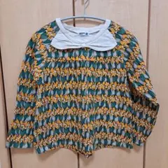 【中古】RAG MART 花柄 長袖カットソー 130