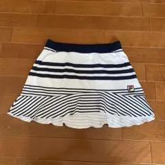 FILA ストライプ フレアスコート