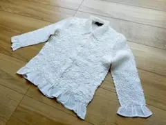 極美品YUKI TORII ユキトリイ シワ加工カーディガン40サイズ