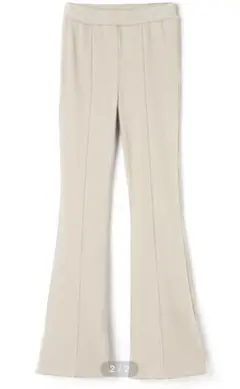 グレイル リブフレアパンツ