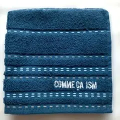 【新品未使用】COMME CA ISM 青 ストライプ ハンカチ