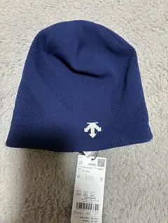 DESCENTE 帽子 ネイビー サイズF ランニング 冬用