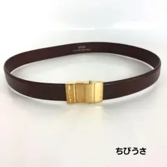 GUCCI グッチ ベルト ロゴ 036 2092 1006 0 ワインレッド