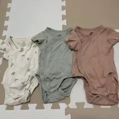 H&M ベビー ボディスーツ 3点セット　50-60