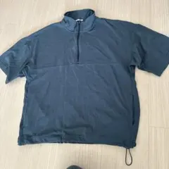 GU ハーフジップ　メンズ　Tシャツ