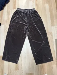 ベロアガウチョパンツ