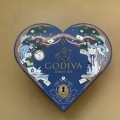 GODIVA G クリスピーショコラ 7粒入 ハート缶のサムネイル