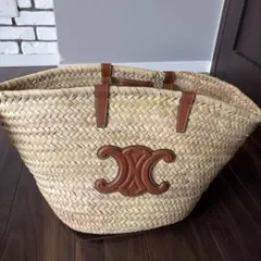 CELINE かごバッグ ナチュラル　ビックサイズのサムネイル